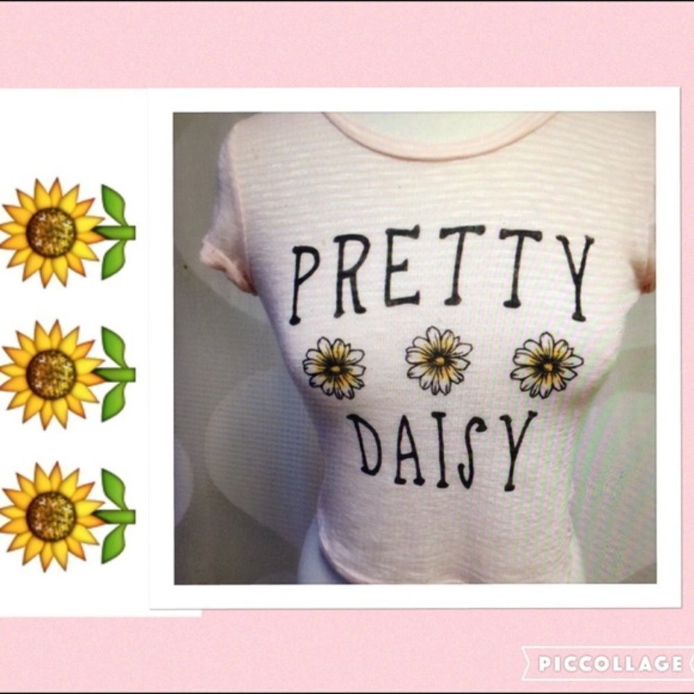 🚨CLEARANCE🚨 April Spirit Pink Daisy Crop Top-Size Small NWT - Picture 7 of 9